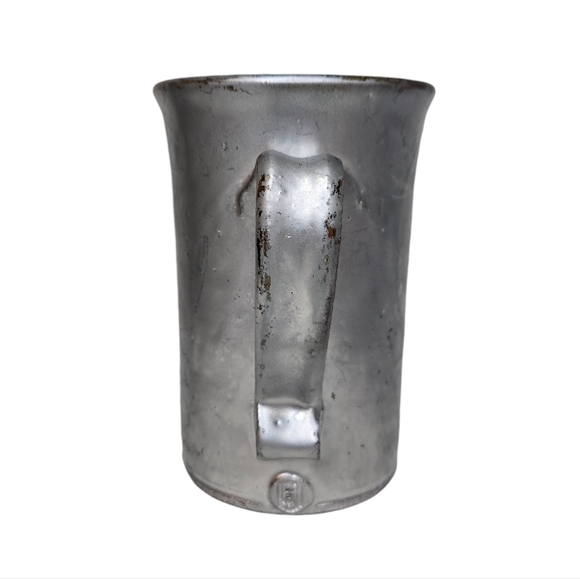 Rugged Pewter Coffee Mug with Stoneware Base – Lightweight and Durable - Picture 6 of 7